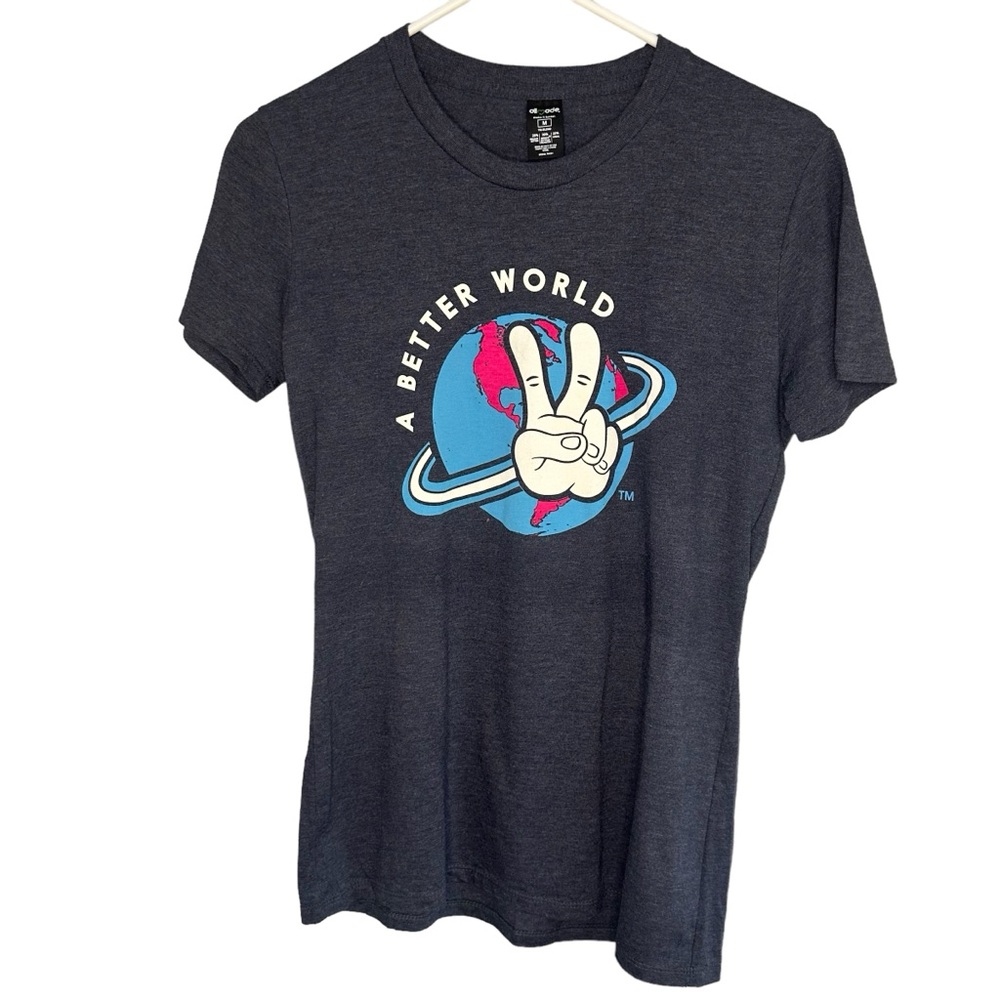 Dutch Bros “A BETTER WORLD” Blue Peace World MEDIUM+LARGE DB 1992